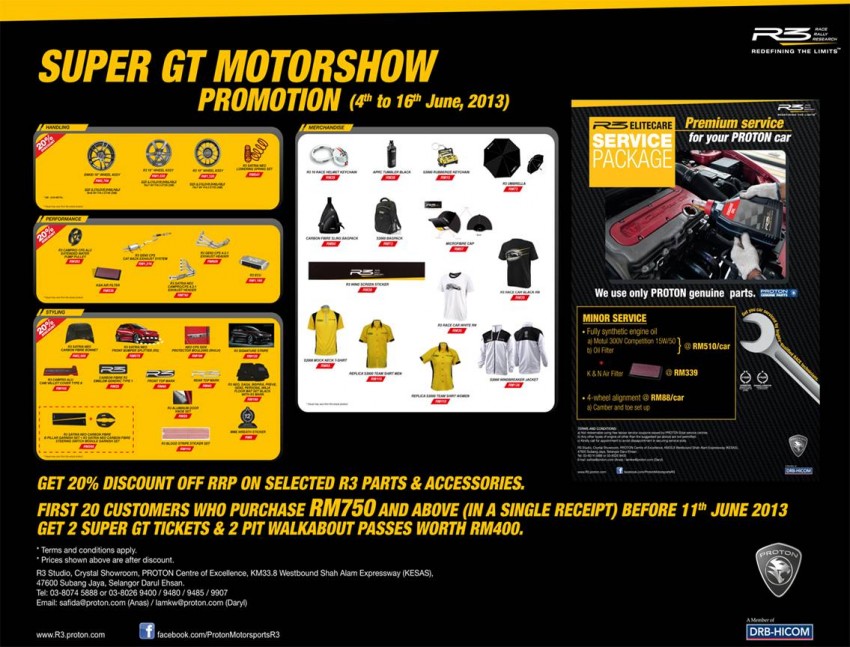 Proton R3 promotion at 2013 Super GT weekend 180661