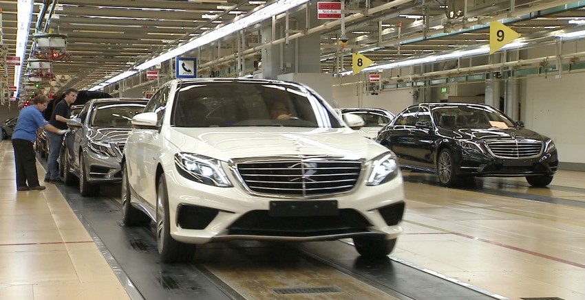 Mercedes-Benz S63 AMG previewed in factory video 180250