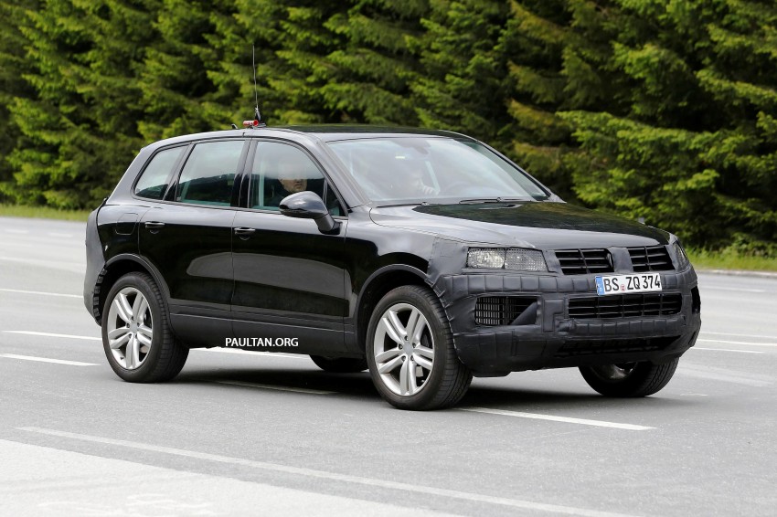 SPYSHOTS: Volkswagen Touareg facelift; due 2014 179828