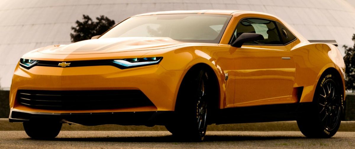 Chevrolet Camaro Bumblebee revealed for Transformers 4 film.