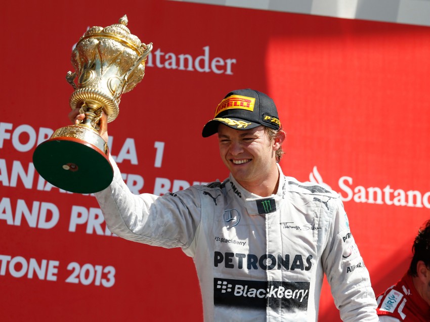 Nico Rosberg wins chaotic 2013 British Grand Prix in Silverstone for Mercedes AMG Petronas F1 Team 184152
