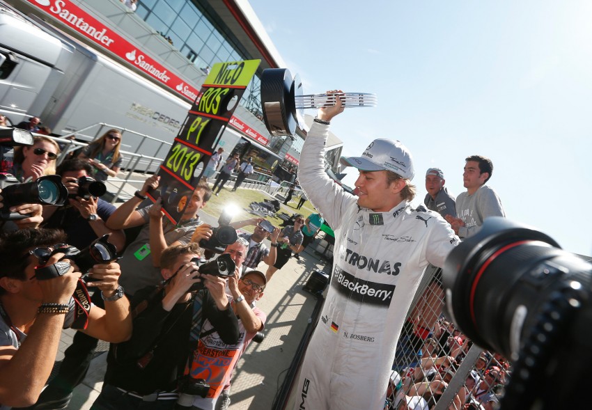 Nico Rosberg wins chaotic 2013 British Grand Prix in Silverstone for Mercedes AMG Petronas F1 Team 184156