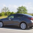 New Mazda3 Sedan online leak shows off its sexy back