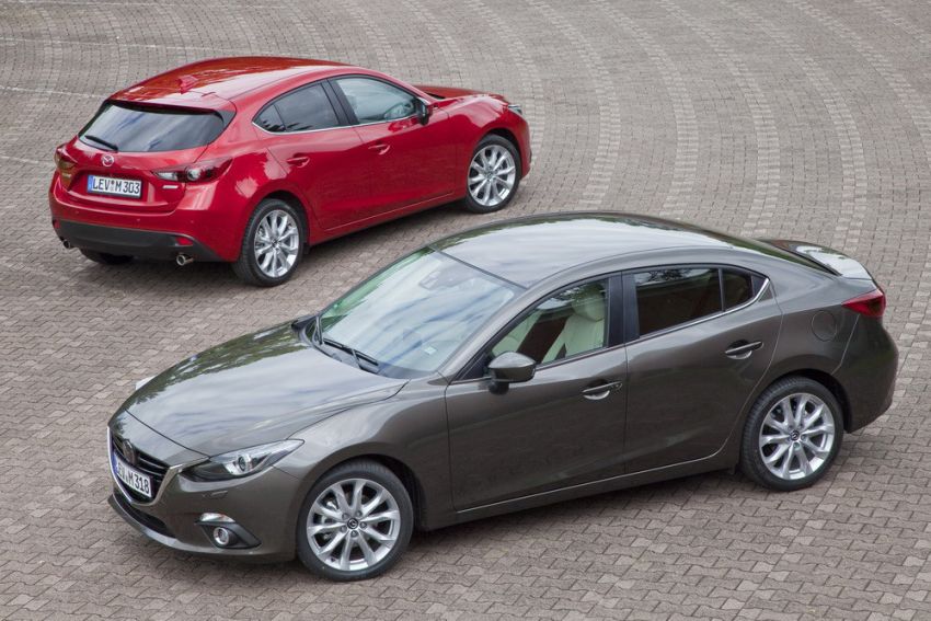 New Mazda3 Sedan online leak shows off its sexy back 185088