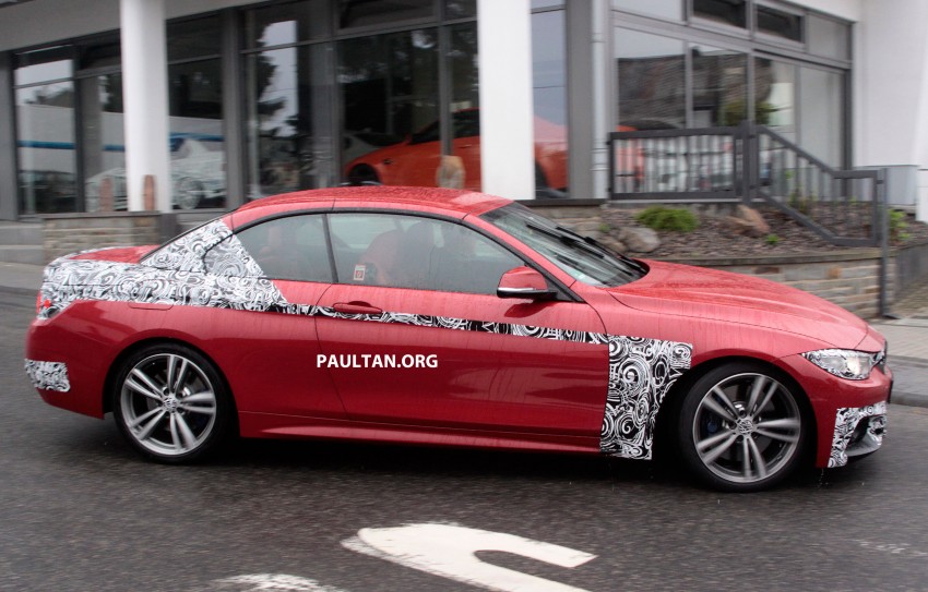 SPIED: BMW 4-Series Convertible, F33 almost naked 185323