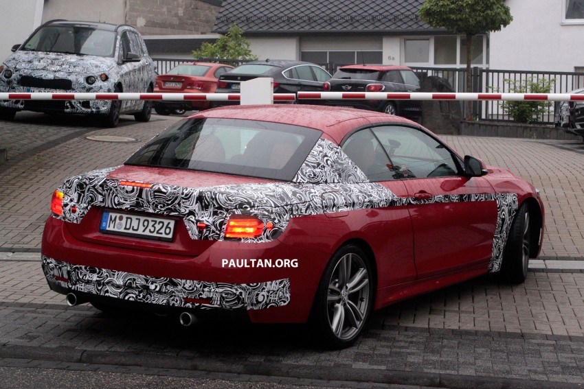SPIED: BMW 4-Series Convertible, F33 almost naked 185325