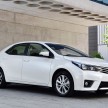 2014 Toyota Corolla Altis 1.8E, 2.0G and 2.0V estimated pricelist for Malaysia: RM115k to RM137k