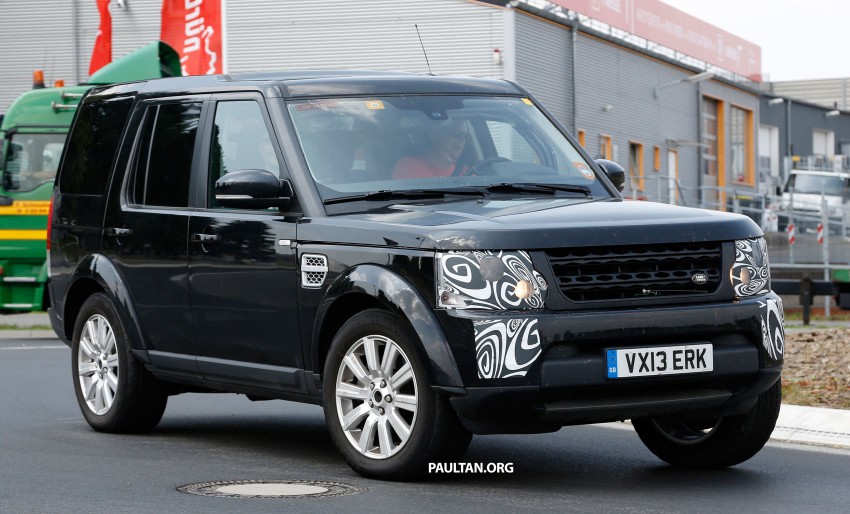 SPYSHOTS: Land Rover Discovery 4 facelift on test 187995