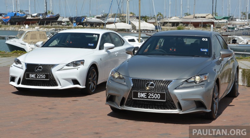 DRIVEN: Lexus IS 250 Luxury and F Sport sampled 184990