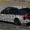 BMW M3 and M4 testing on the Nurburgring