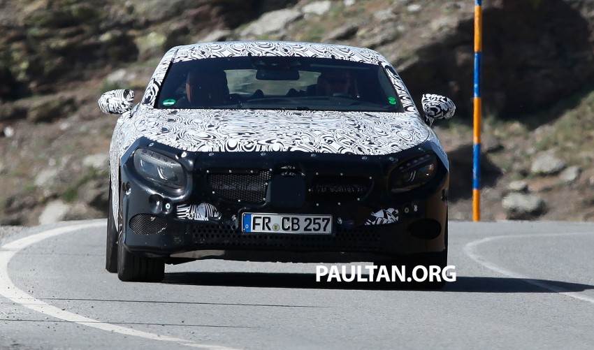 SPY VIDEO: Mercedes-Benz S-Class Coupe testing 186851