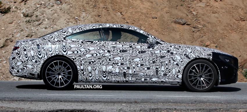 SPY VIDEO: Mercedes-Benz S-Class Coupe testing 186855