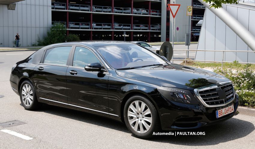 SPIED: W222 Mercedes S-Class extended wheelbase 186563
