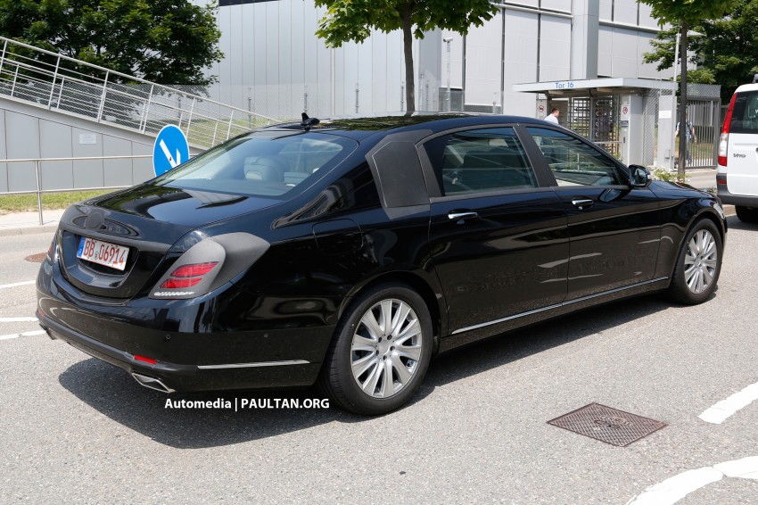 SPIED: W222 Mercedes S-Class extended wheelbase 186566