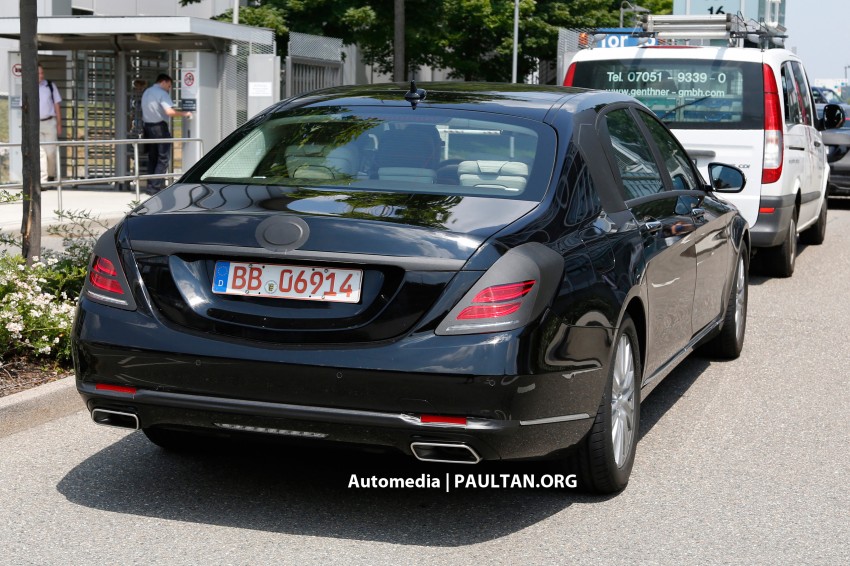 SPIED: W222 Mercedes S-Class extended wheelbase 186567