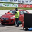 DRIVEN: Mitsubishi Attrage tried out on a Thai track