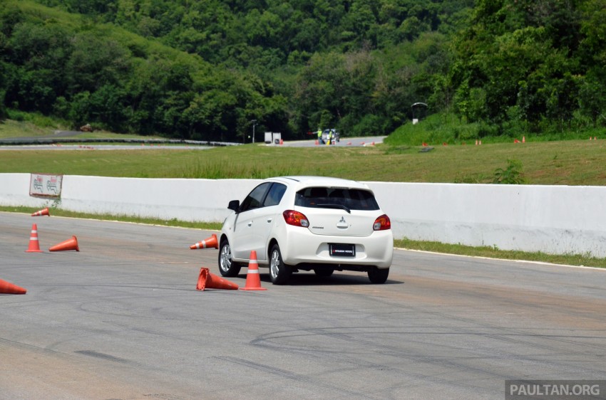 DRIVEN: Mitsubishi Attrage tried out on a Thai track 187848