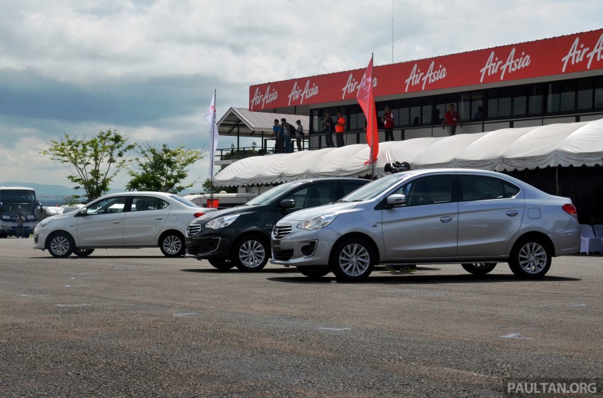 DRIVEN: Mitsubishi Attrage tried out on a Thai track 187854
