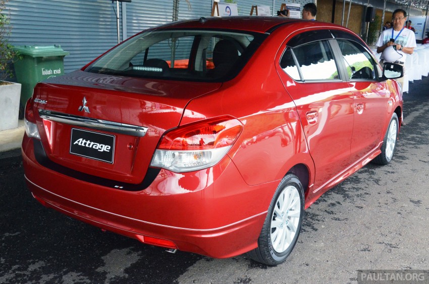 DRIVEN: Mitsubishi Attrage tried out on a Thai track 187839