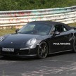 Porsche 911 Turbo Cabriolet caught undisguised
