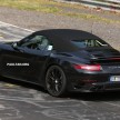 Porsche 911 Turbo Cabriolet caught undisguised