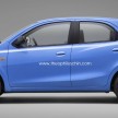 Datsun GO gets a tail – sedan version rendered