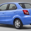 Datsun GO gets a tail – sedan version rendered