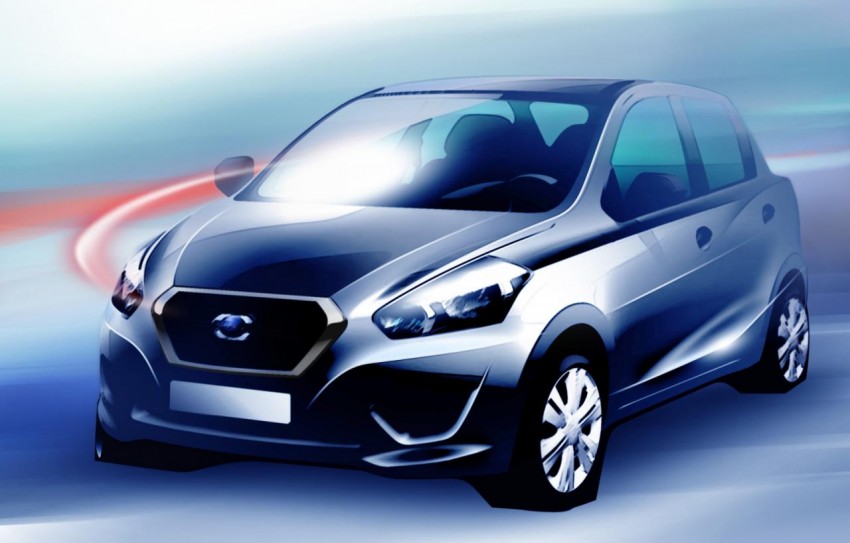 Datsun shows sketches of first model, reveal July 15 184415