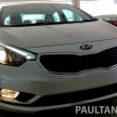 GALLERY: Kia Cerato at the showroom with brochure