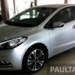 GALLERY: Kia Cerato at the showroom with brochure