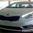 GALLERY: Kia Cerato at the showroom with brochure