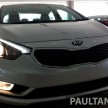 GALLERY: Kia Cerato at the showroom with brochure