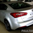 GALLERY: Kia Cerato at the showroom with brochure