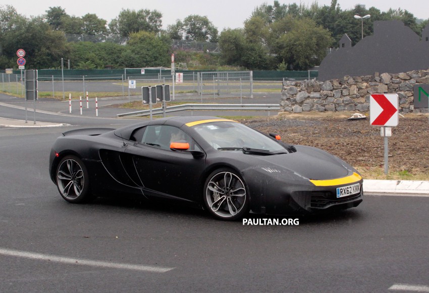 McLaren P13 undergoing testing using MP4-12C body 189828