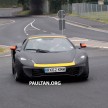 McLaren P13 undergoing testing using MP4-12C body