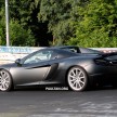 McLaren P13 undergoing testing using MP4-12C body