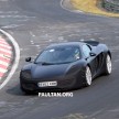 McLaren P13 undergoing testing using MP4-12C body