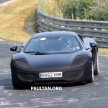 McLaren P13 undergoing testing using MP4-12C body