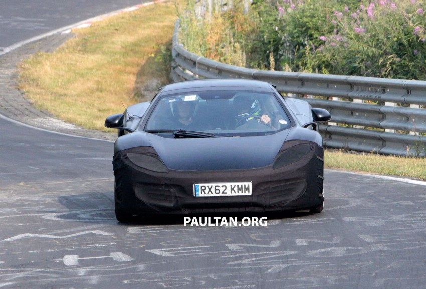 McLaren P13 undergoing testing using MP4-12C body 189839