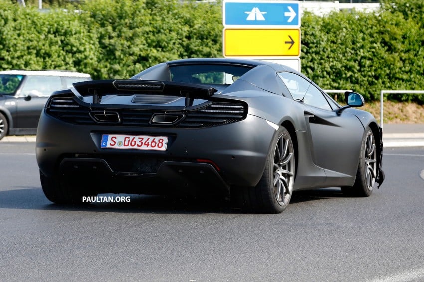 McLaren P13 undergoing testing using MP4-12C body 189859