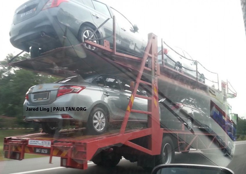 SPIED: 2013 Toyota Vios spotted on a trailer in M’sia 191181
