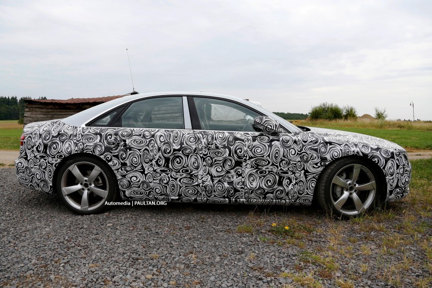 SPYSHOTS: Facelifted Audi A8, inside and out 191203