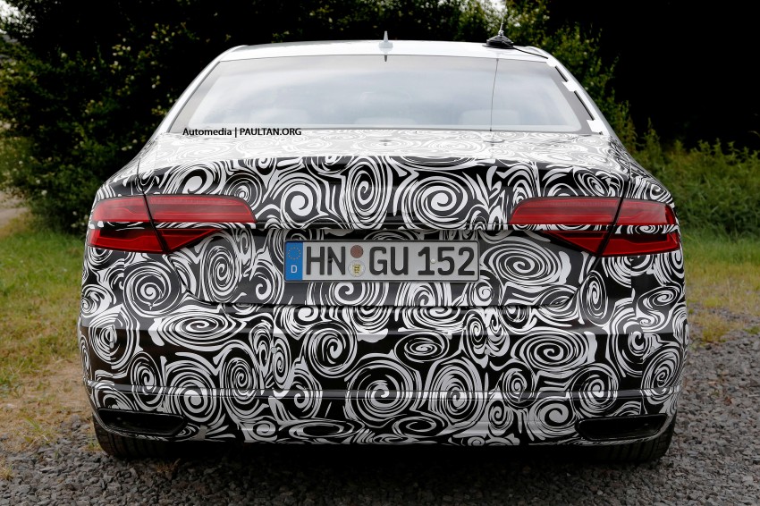 SPYSHOTS: Facelifted Audi A8, inside and out 191206