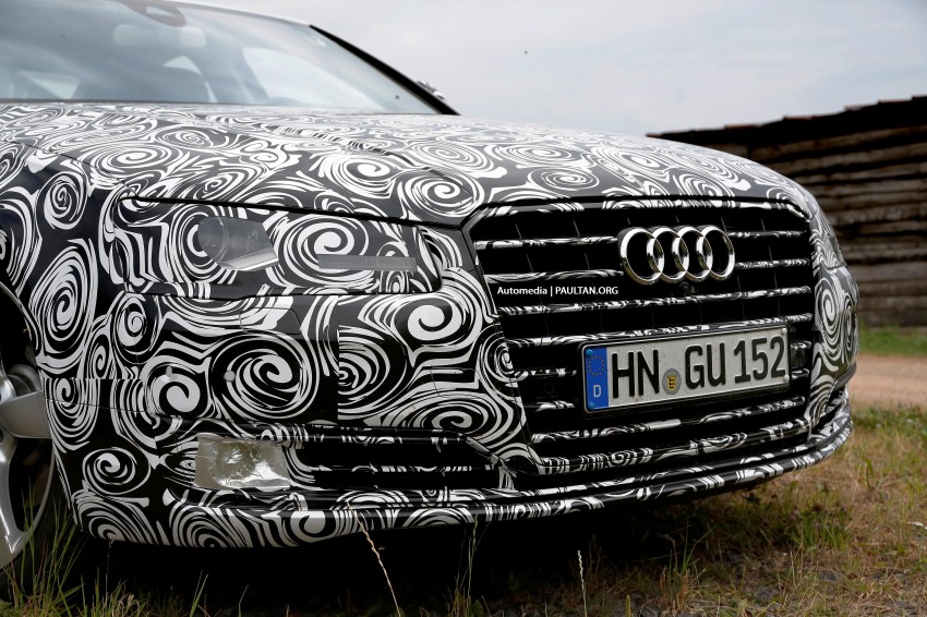 SPYSHOTS: Facelifted Audi A8, inside and out 191210
