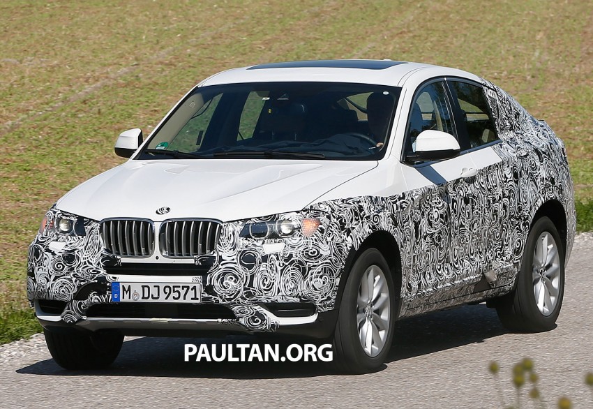 BMW X4 sighted again, still with lots of camo on 194498