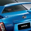 Subaru WRX RS40 – 300 units, exclusive to Australia