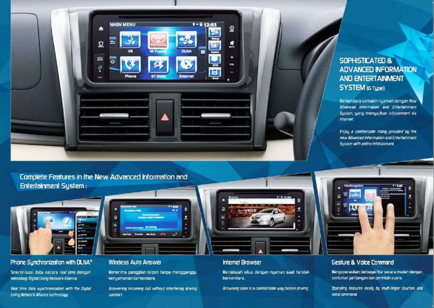 Toyota Vios 2013 promo video for the Indonesian market reveals tech-laden touch-screen system 191052