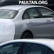 W205 Mercedes-Benz C-Class side profile exposed