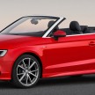 New Audi A3 Cabriolet debuts at Frankfurt 2013