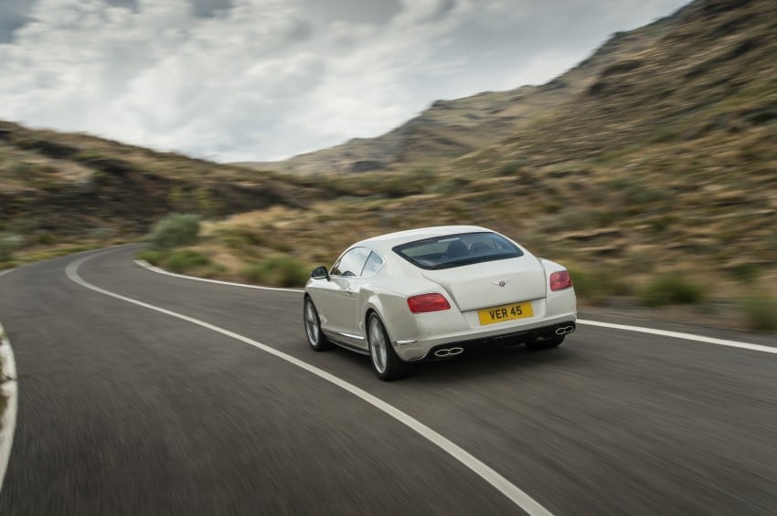 Bentley Continental GT V8 S is faster, more focused 196291